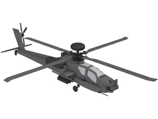 Boeing AH-64 Apache Longbow 3D Model