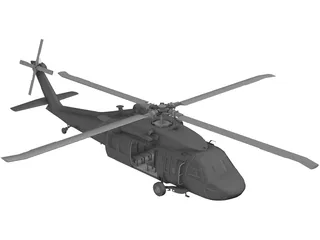 Sikorsky UH-60L Black Hawk [+Interior] 3D Model