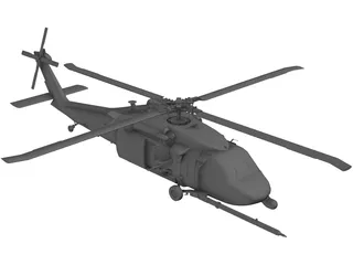 Sikorsky MH-60G [+Interior] 3D Model