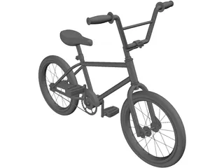 Bicycle BMX 3D Model