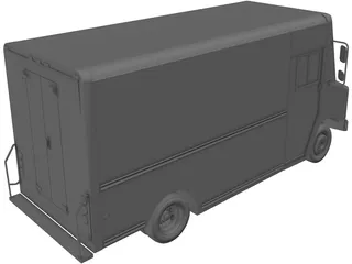 Delivery Van 3D Model