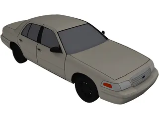 Ford Crown Victoria (2000) 3D Model