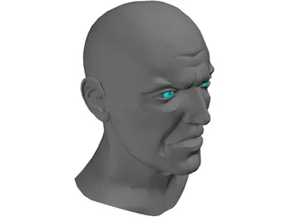 Head Male 3D Model