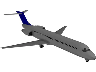 Boeing 717-200 3D Model