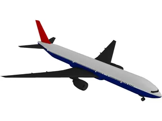 Boeing 777-300 3D Model