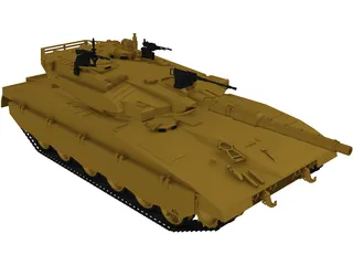 Merkava MK3 3D Model