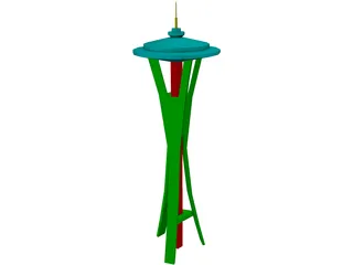 Space Needle 3D Model