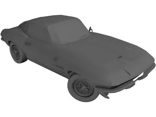 Chevrolet Corvette (1965) 3D Model