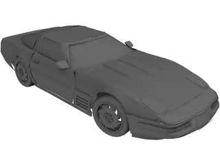 Chevrolet Corvette (1992) 3D Model