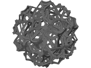 Buckyball 3D Model