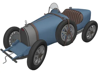 Bugatti Type 35 3D Model