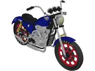 Motorcycle 3D Model