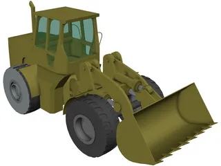 Front Loader 3D Model