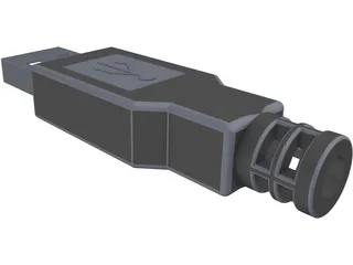USB Connector 3D Model