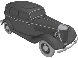 GAZ M1 3D Model