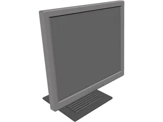 LG TFT Computer Monitor 3D Model