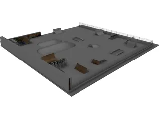 Skate Park 3D Model