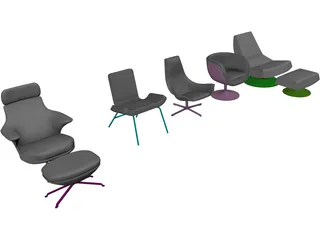 Chairs 3D Model