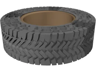 Run Flat Tire 3D Model