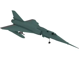 Dassault Mirage IV 3D Model