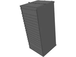 Container Shipping 20ft 3D Model