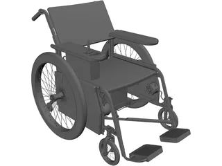 Wheelchair 3D Model