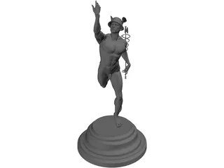 Hermes statuette 3D Model