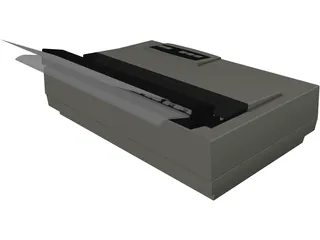 Dot matrix printer 3D Model