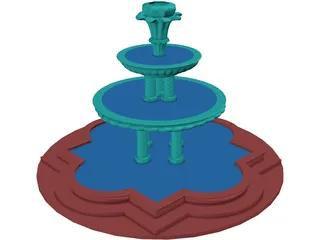 Fountain 3D Model