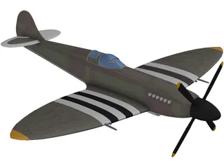 Supermarine Spitfire 3D Model