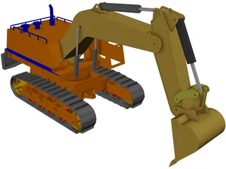 Excavator 3D Model