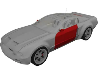 Ford Mustang [Tuned] 3D Model