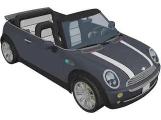Mini Cooper Cabriolet 3D Model