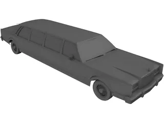 Lincoln Towncar 3D Model