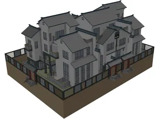 Villa 3D Model