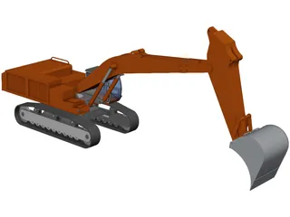 Hitachi 870LCH 3D Model