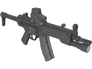 MP5 3D Model