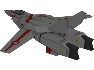 VF-1A 3D Model