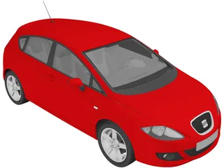 Seat Leon 3D Model