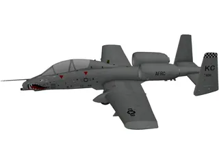 A-10 Warthog 3D Model