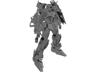 Gundam Unicon 3D Model
