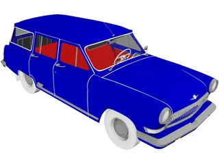 GAZ 22 (1965) 3D Model