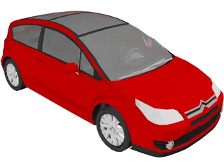 Citroen C4 2.0i VTR 3D Model