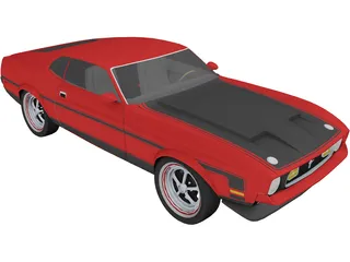 Ford Mustang Mach-1 3D Model