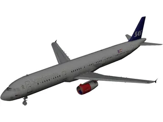 Airbus A321 SAS 3D Model