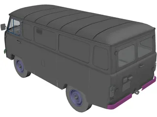 UAZ 3741 3D Model