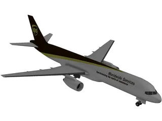 Boeing 757-200PF UPS 3D Model