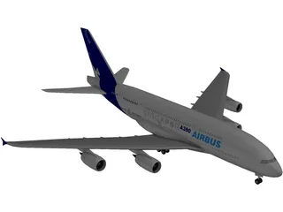 Airbus A380 3D Model