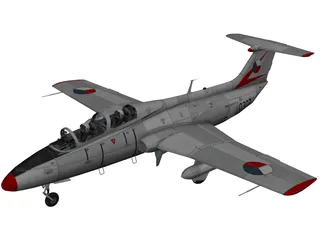 Aero L-29 Czech Air Force 3D Model