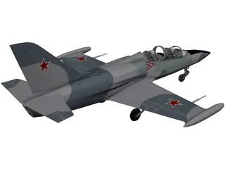 Aero L-39 Albatros Soviet Air Force 3D Model